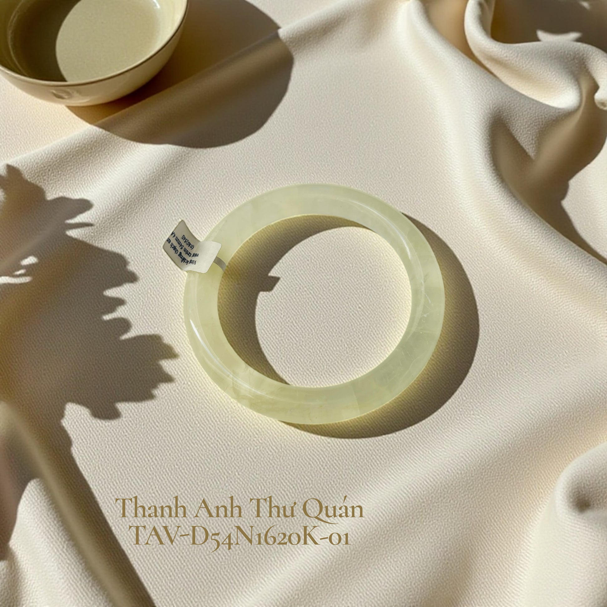 Thạch Anh Vàng Vòng Tay Bản Đũa - Ni 54 - TAV-D54N1620K-01
