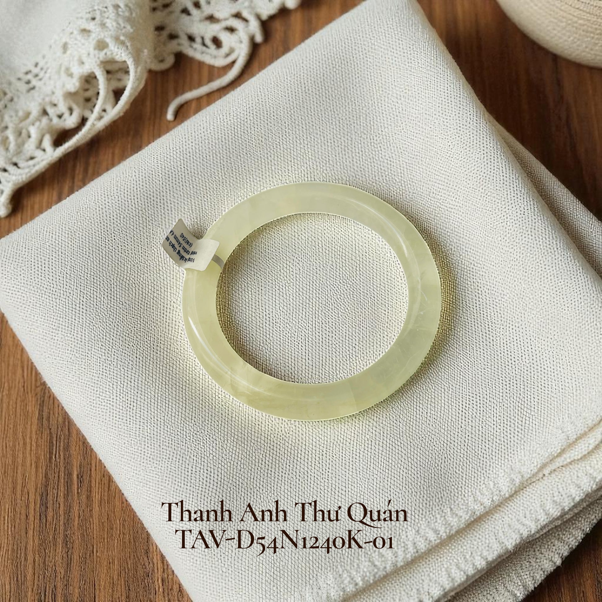 Thạch Anh Vàng Vòng Tay Bản Đũa - Ni 54 - TAV-D54N1240K-01