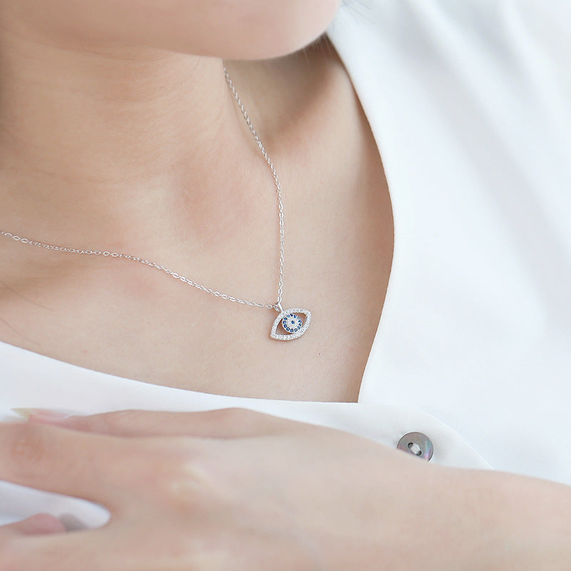 Atmospheric Eye Necklace s925 Sterling Silver
