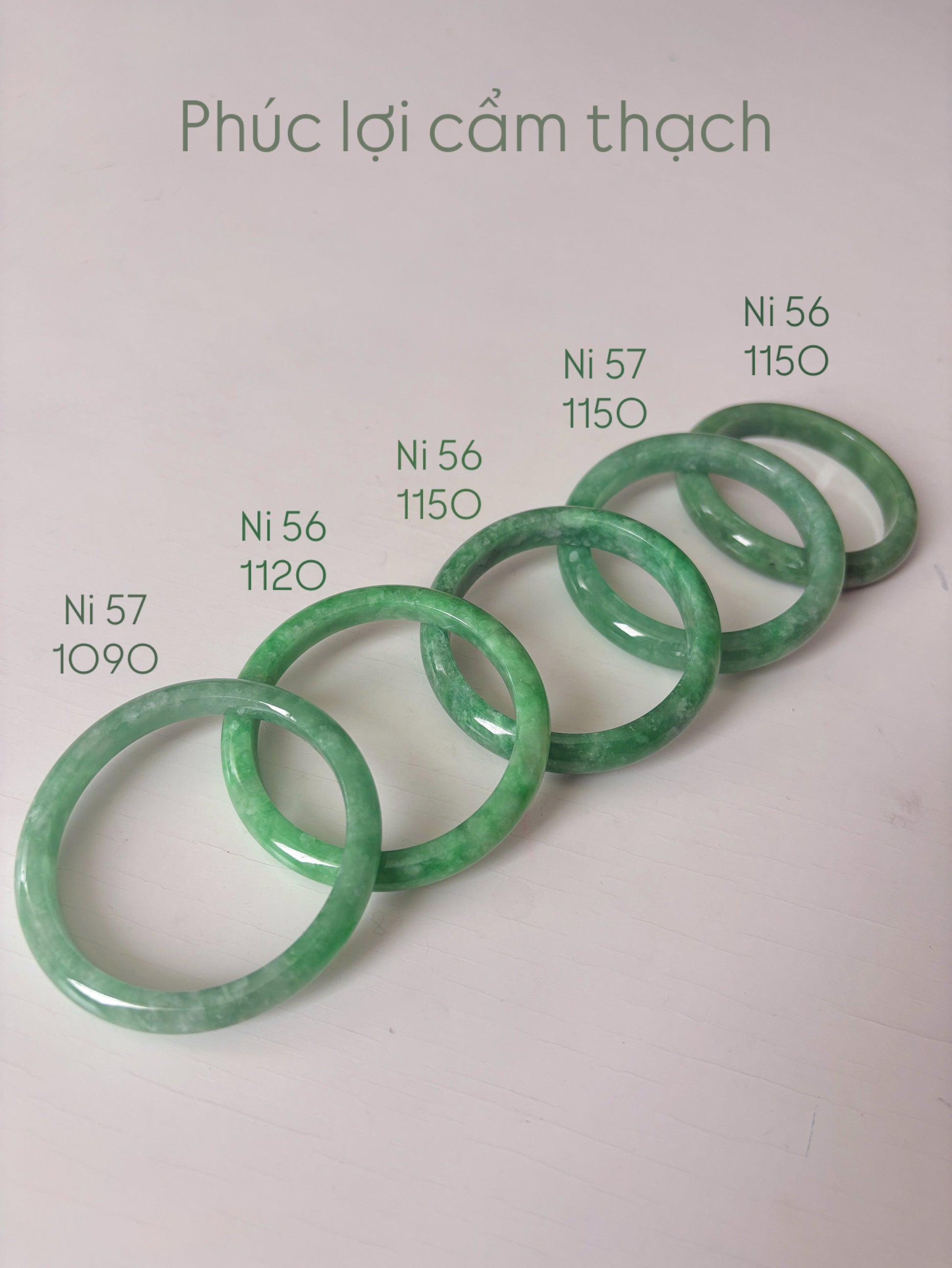 Cẩm Thạch Xanh Bông Xanh Dầu Đủ Ni - Jadeite Jade (Type B)