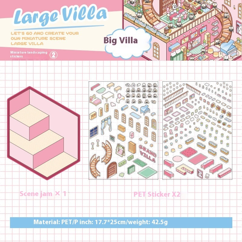 Pet Landscape Stickers Puzzle Stickers Game