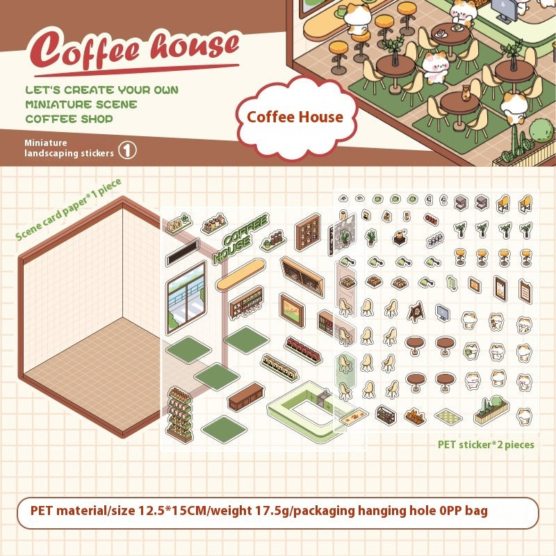 Pet Landscape Stickers Puzzle Stickers Game