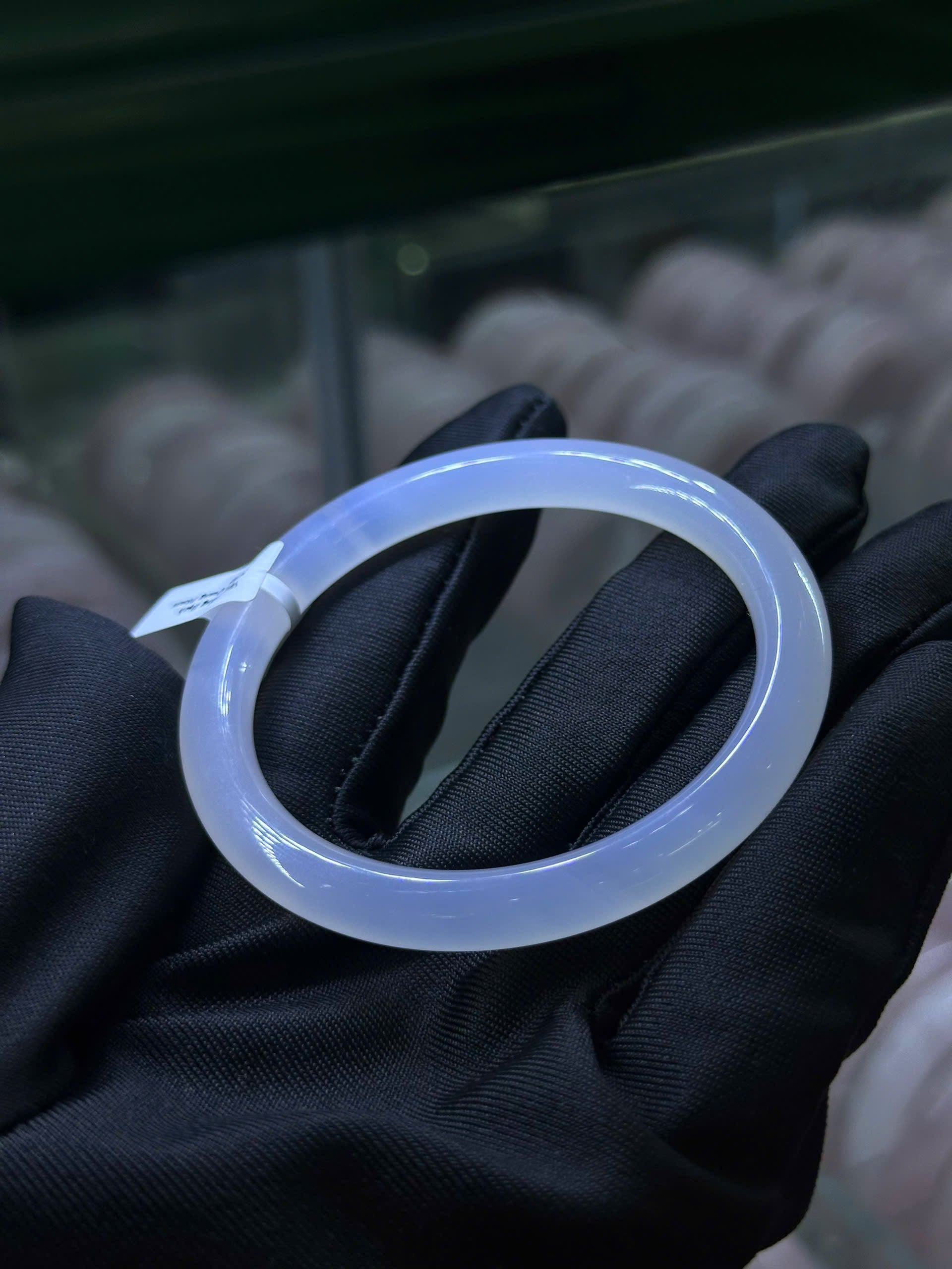 Vòng Tay Mã Não Bạch Nguyệt Quang Ánh Xanh - Bản Đũa