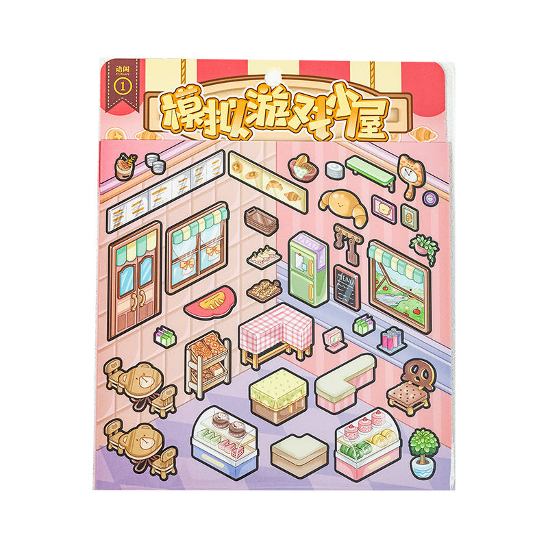 Pet Landscape Stickers Puzzle Stickers Game