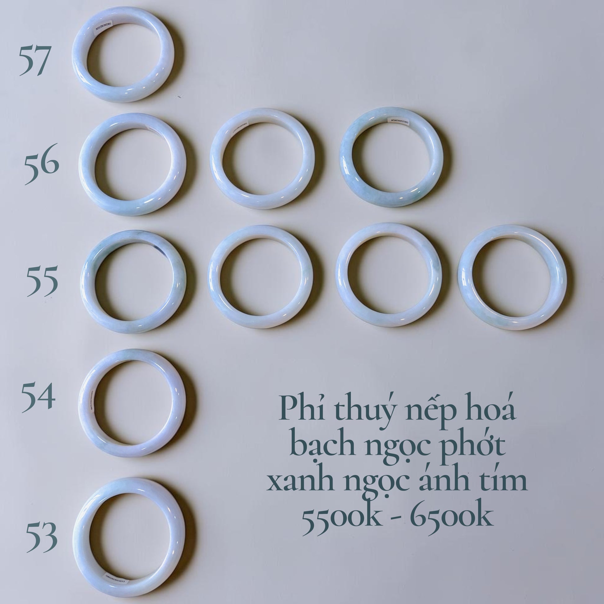Phỉ Thúy Nếp Mịn Nếp Hóa Bạch Ngọc