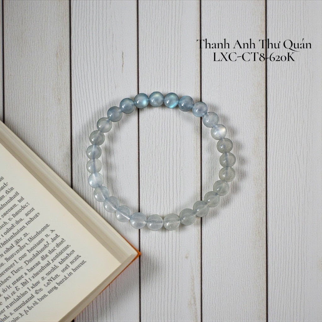 [Pre-order] Chuỗi Tay Labradorite Xà Cừ - 6-8-10 Ly - LXC-CT