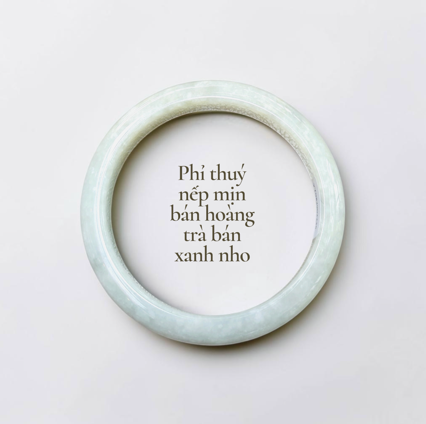 Phỉ thuý nếp mịn bán hoàng trà bán xanh nho - Ni 54