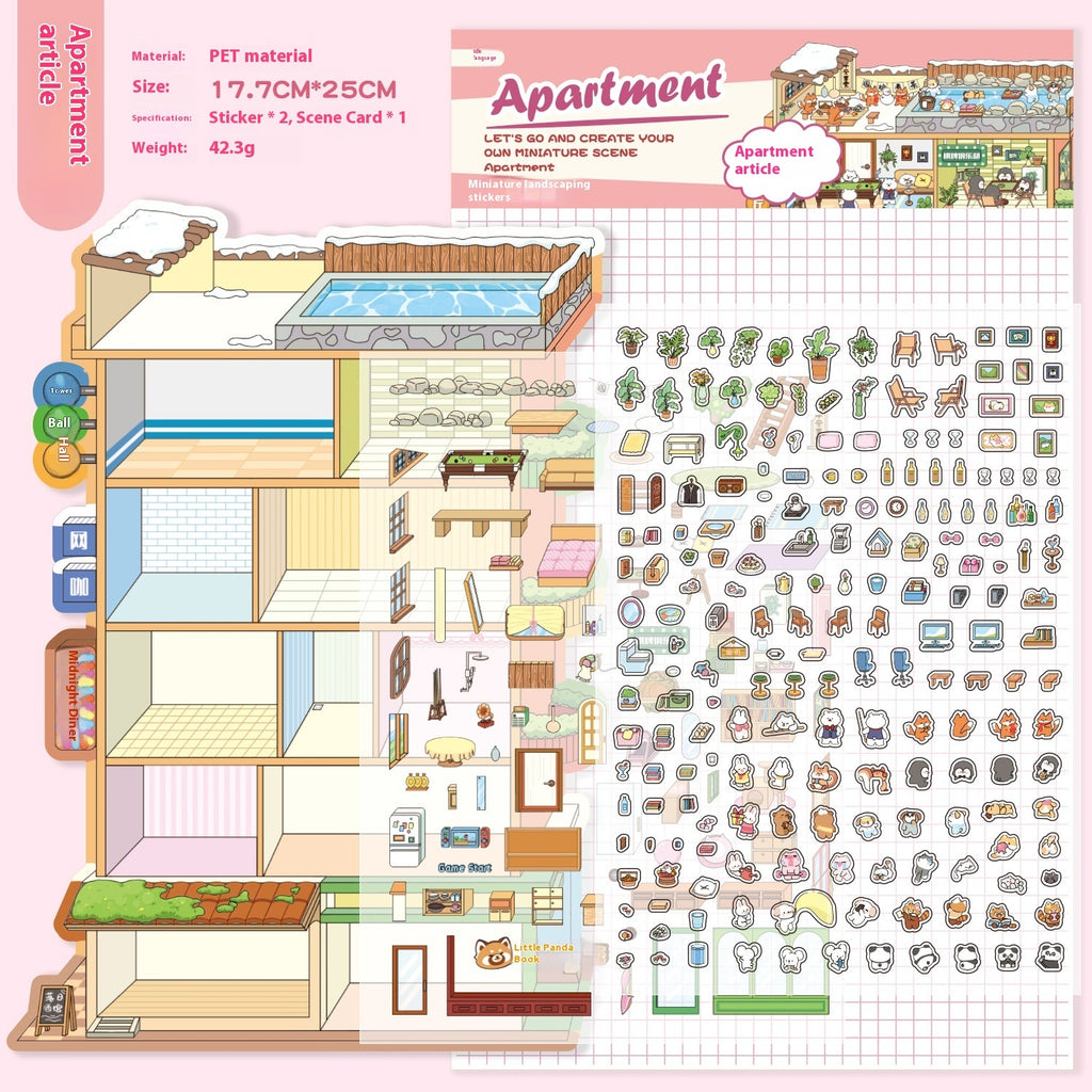 Pet Landscape Stickers Puzzle Stickers Game
