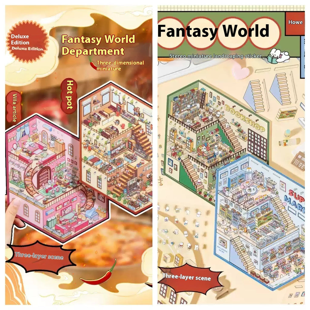 Pet Landscape Stickers Puzzle Stickers Game